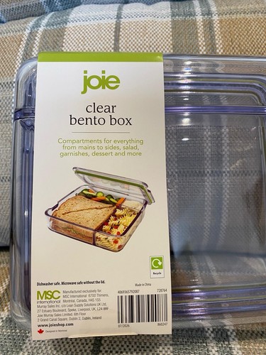 Joie clear bento box with - with, 4