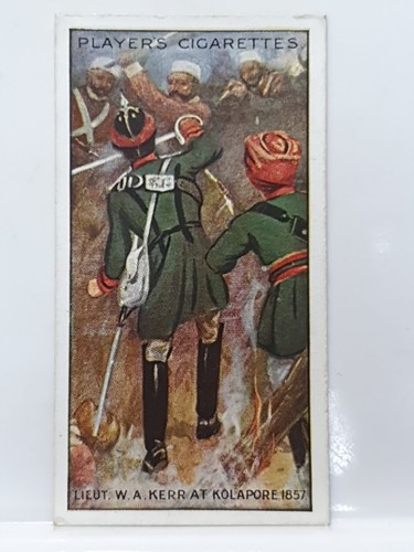Cigarette card player - cigarette,