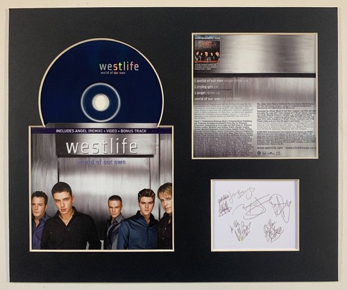 Westlife signed autographed - -,