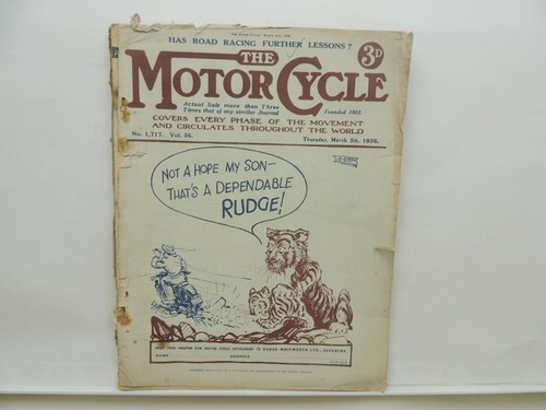 March 1936 the motorcycle - march,