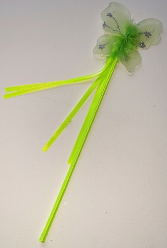 New green swirl net butterfly - new,