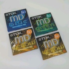 TDK Blank Mini Discs x4 Pack