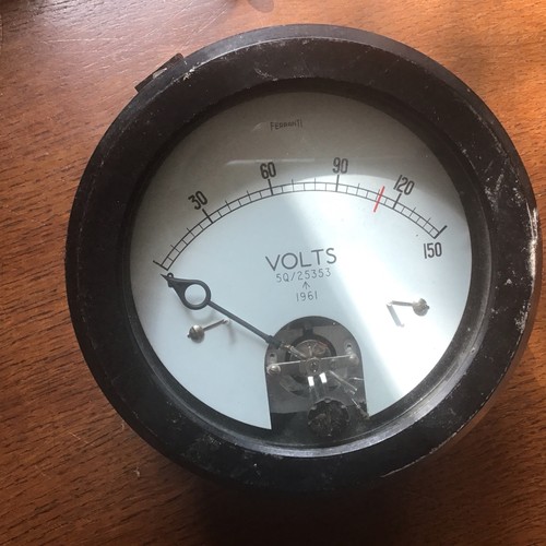 Ferranti voltage meter - voltage,