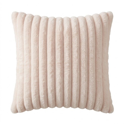 New plush plain cushion cover - new,