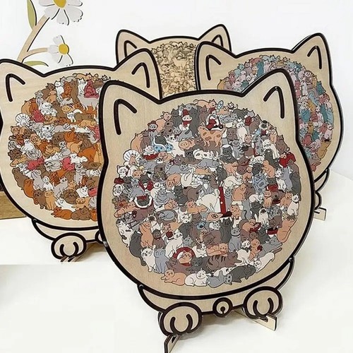 Unique wooden puzzles - wooden,
