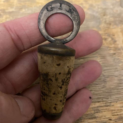 Victorian gin cork - victorian, decanter