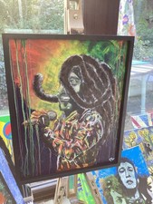 Bob Marley Unique Acrylic Painting Tuff gong 