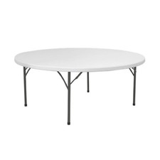 6ft Round Folding Table –