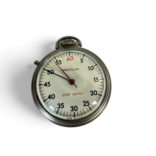 Vintage westclox pocket windup - westclox,
