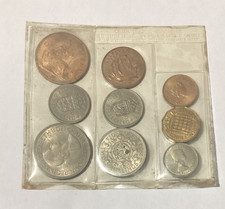 1953 British Coin Set 9 Piece
