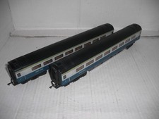 Two x Hornby OO Intercity Class 43 HST  125 Mk3 First Class Coaches Blue Livery
