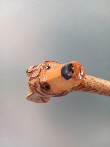 Vintage hazel walking stick - vintage,