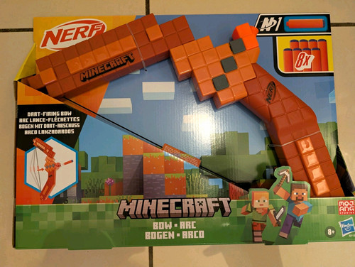 New nerf minecraft dart firing - minecraft, dart-firing
