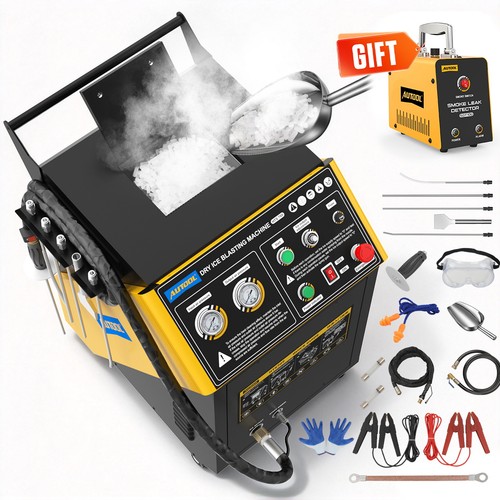 Dry ice blaster cleaning - ice,