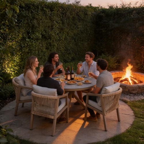 Outdoor garden table - garden,