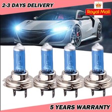 4PCS H7 100w SUPERWHITE XENON