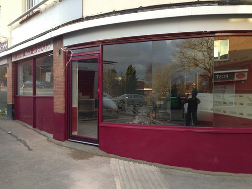 Aluminium glass shopfront - aluminium, shopfront/