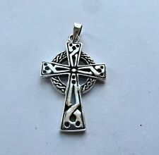  Sterling  Silver  (925)  Celtic  Cross  Pendant    !!   Brand  New !