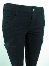 NEW J BRAND HOULIHAN SKINNY CARGO Woman Low rise Jeans SZ 26 CLEAN DARK NAVY BLU