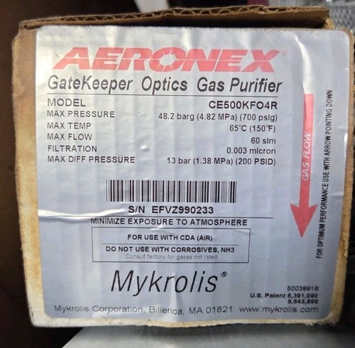 Aeronex ce500kf04r inert gas - aeronex,