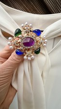 Suffragette inspired  Brooch