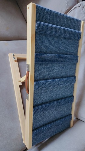 Foldable wooden dog ramp - foldable,