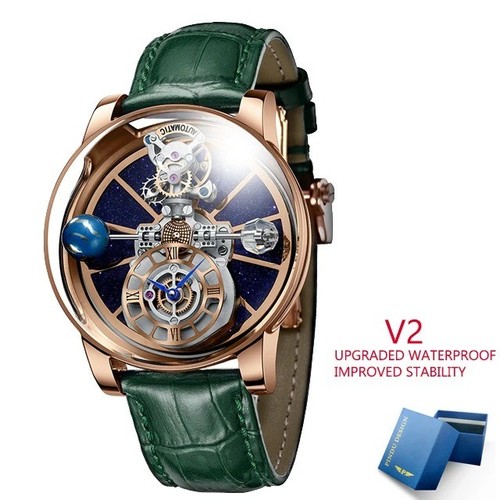 Mens watch diamond tourbillion - mens,