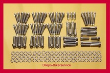 Stainless Steel Screw Kit Conicle for Harley Davidson V-Rod Engine Cover 140 pcs