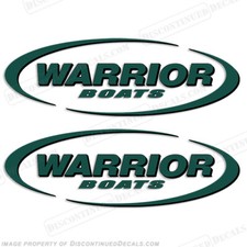 Fits Warrior Boats Logo Decals