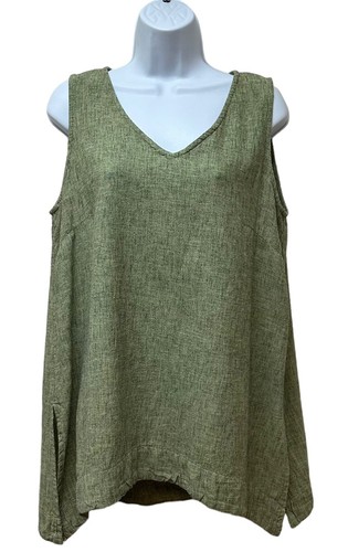 Cut loose sleeveless tank - cut,