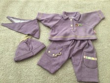 ? HTF VINTAGE BABY CHOU CHOU DOLL ? ADORABLE 4 PIECE ZAPF CHOU CLOTHES OUTFIT