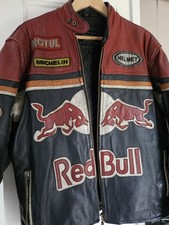 Vintage Red Bull Leather