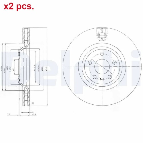 Pcs front brake - pcs,