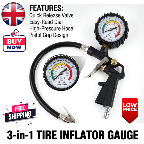Garage air line tyre pump - garage,