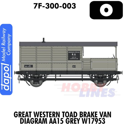 Gwr toad brake van - gwr,