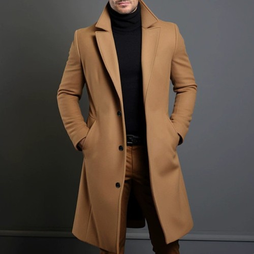 Mens winter warm formal trench - warm,