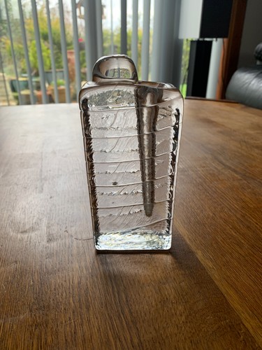 Bleikkristall glass brick - , vase