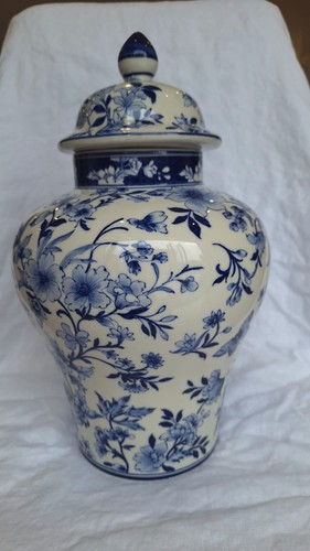 Large blue and white - blue,