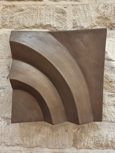 Bronze surface wall sculpture - surface,