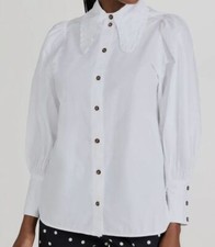 $215 Ganni Women's White