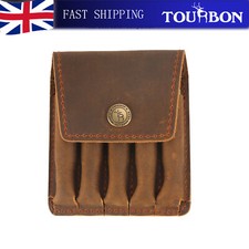 TOURBON 5 Rounds Shooting Game Rifle Ammo Bullets Belt Pouch Cartridges Wallet
