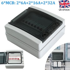 Consumer Unit 6 Way w/ RCD 63A