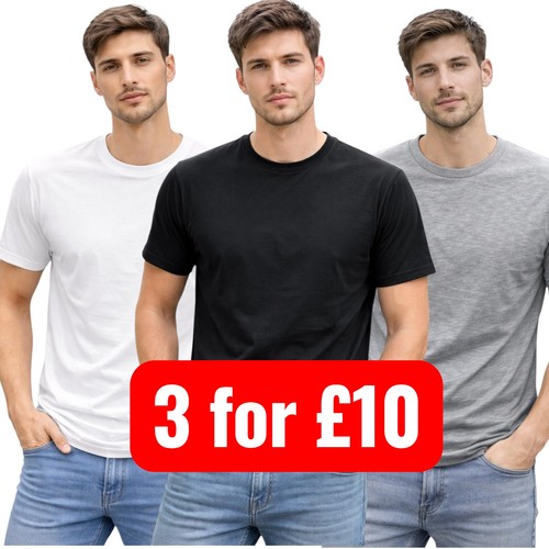 Pack mens plain crew - mens,