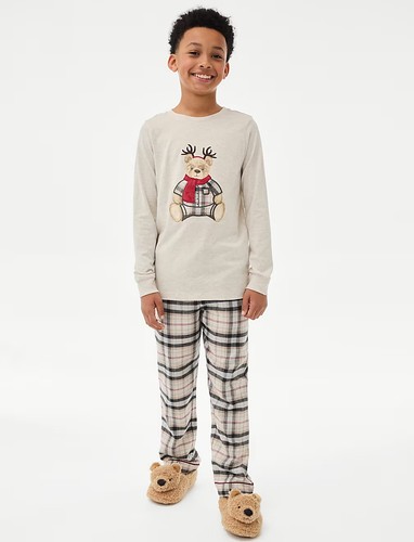 New spencer bear festive - new, m&s