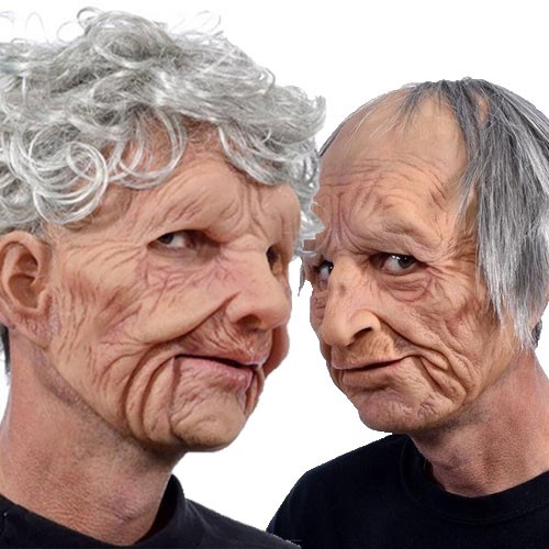 Halloween old man women - 1x,