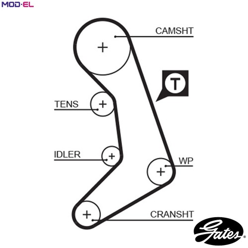 Timing belt 5398xs for - timing,