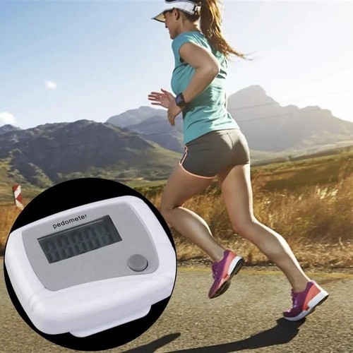 Lcd clip pedometer step - clip, on