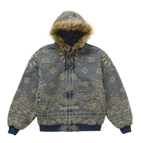 Supreme bandana jacquard denim - supreme,