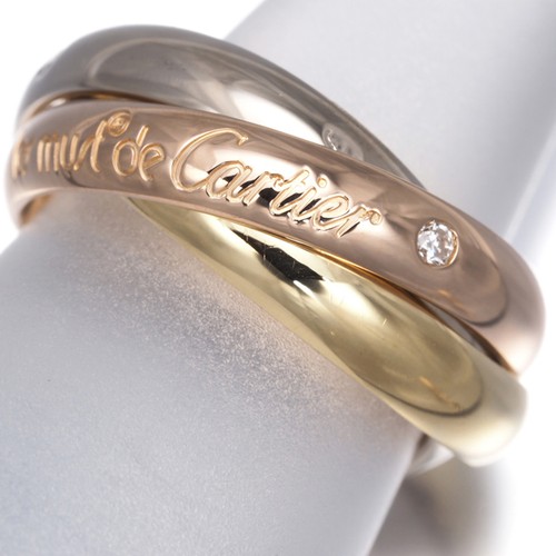 Auth cartier ring - ring, diamond