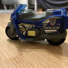 Dikie police car toy with - dikie, bike